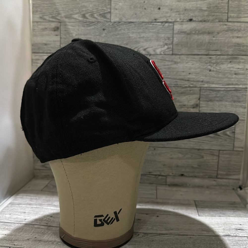 San Diego Padres black fitted baseball cap hat size 7 1/4 - Picture 6 of 9